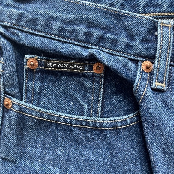 New York & Company Vintage 90s High Waisted Blue Denim Jeans Women’s 10 - Picture 5 of 10